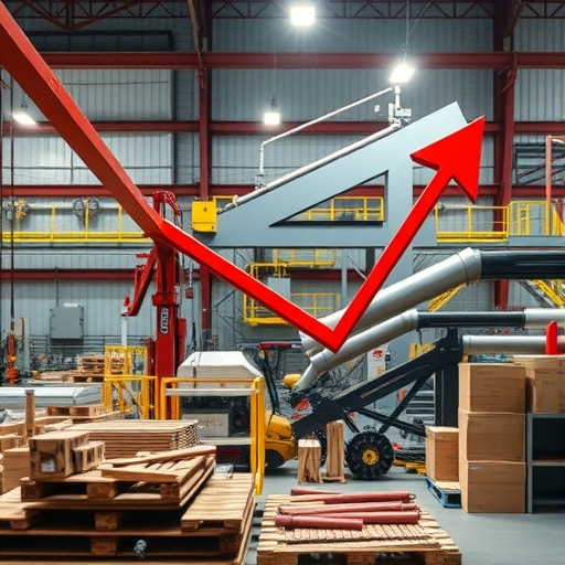 美國工廠生產線縮減的情景