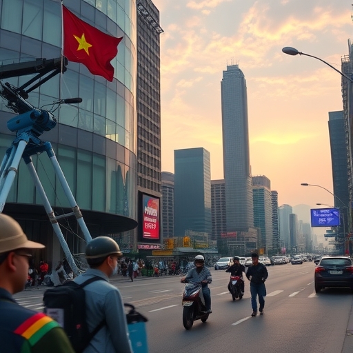 越南南部土地熱潮景象