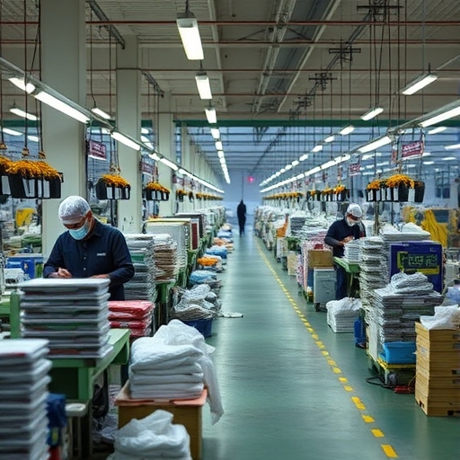 越南電子產品製造工廠