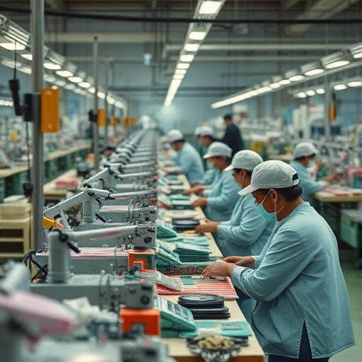 越南服裝工廠運營中