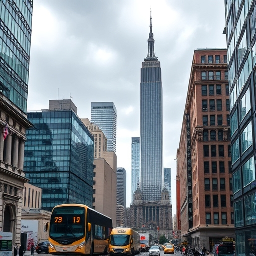 華爾街金融區的天際線