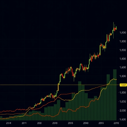 恆星幣(XLM)的年度波動性圖表