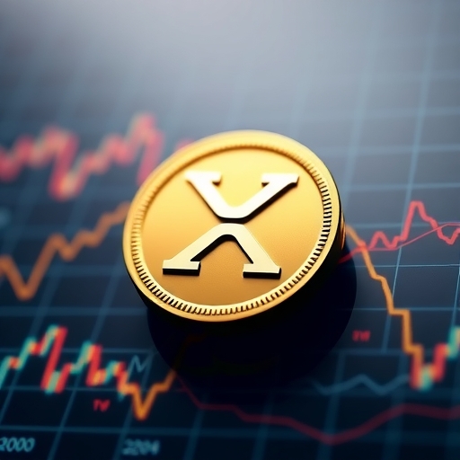 瑞波幣數位貨幣與圖表
