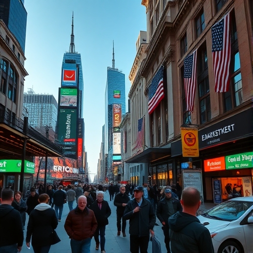 繁忙的股市交易場景