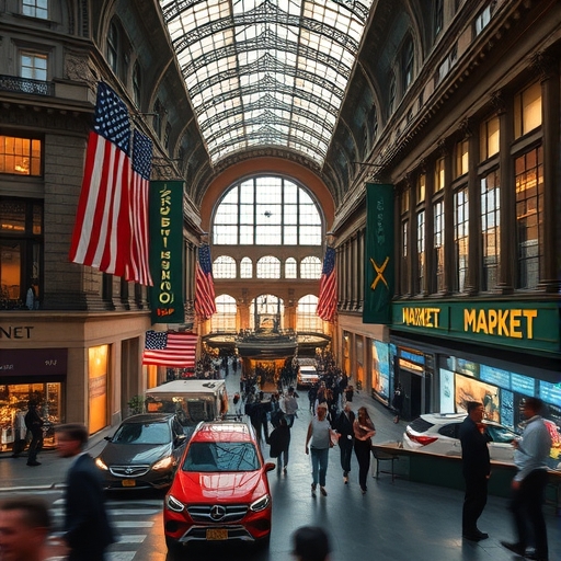 繁忙的股市交易場景