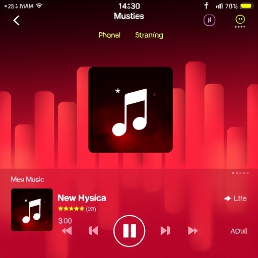 數位音樂串流介面功能範例