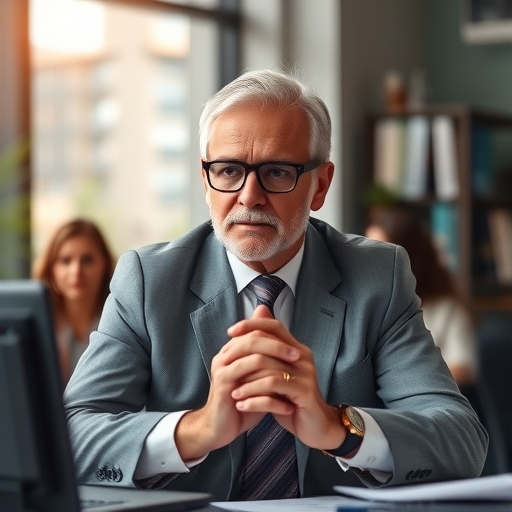 一位資深主管正在面對職場挑戰