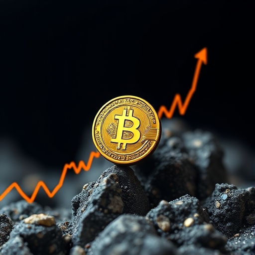 比特幣價格圖表上升趨勢
