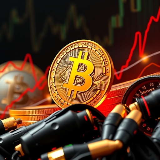 比特幣價格飆升的圖表