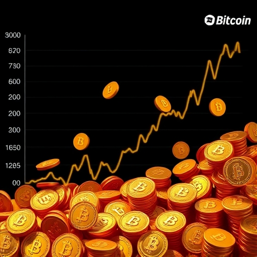 比特幣價格激增圖表