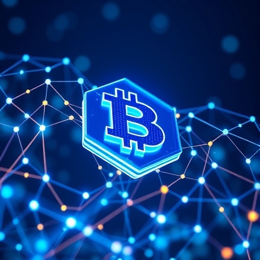 區塊鏈技術創新的視覺化圖像