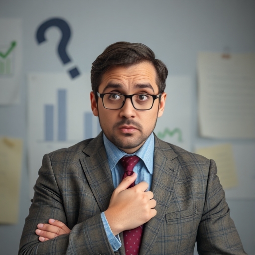 一位男子正在街頭交易股票