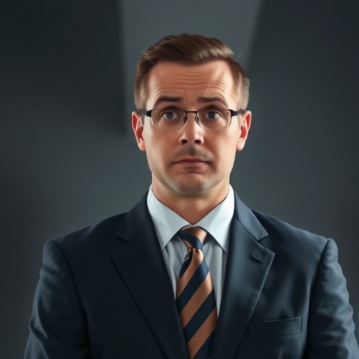 一位男子正在街頭交易股票