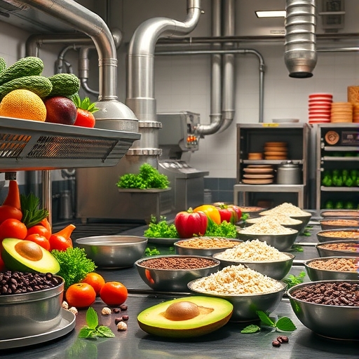 巧克力工廠內部的生產線運作