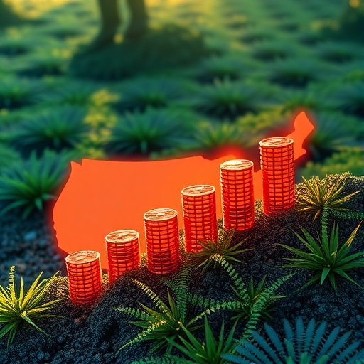 美國潔淨能源部門就業增長圖