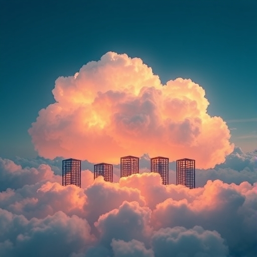 雲端運算市場規模圖示