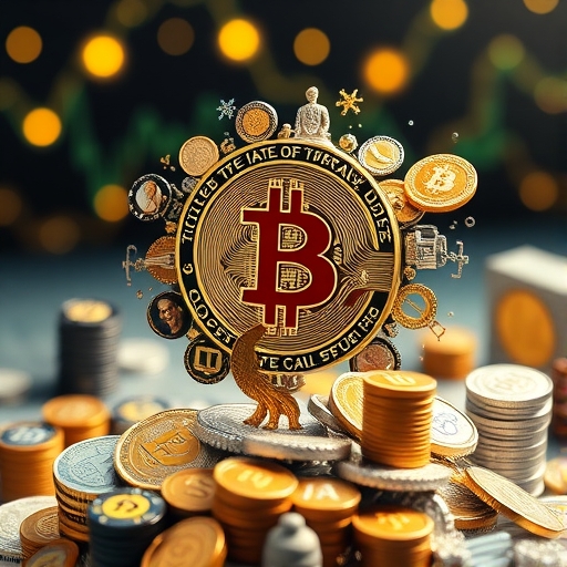 加密貨幣市場動態變化圖示