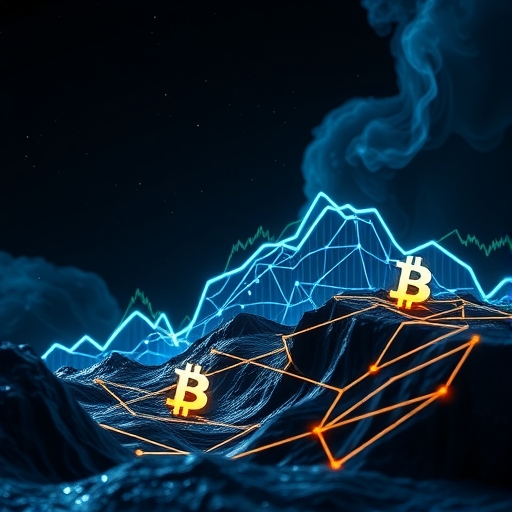 加密貨幣市場波動的分析圖