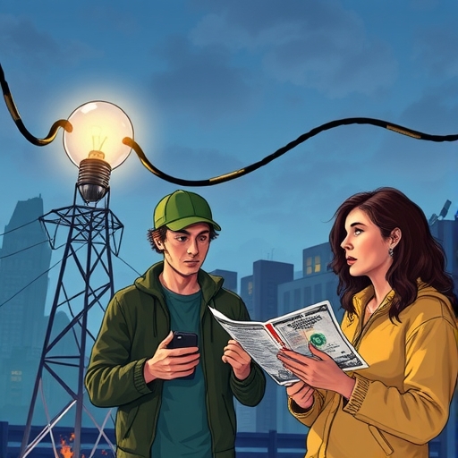 一群人在檢視電費帳單