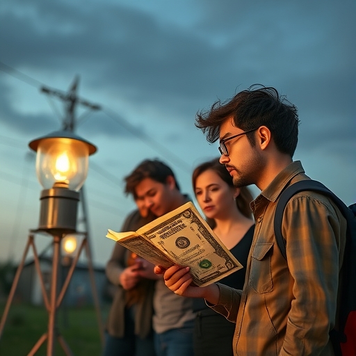 人們正在仔細檢查電費帳單