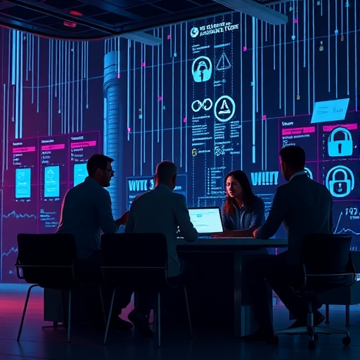 網路安全團隊進行漏洞掃描