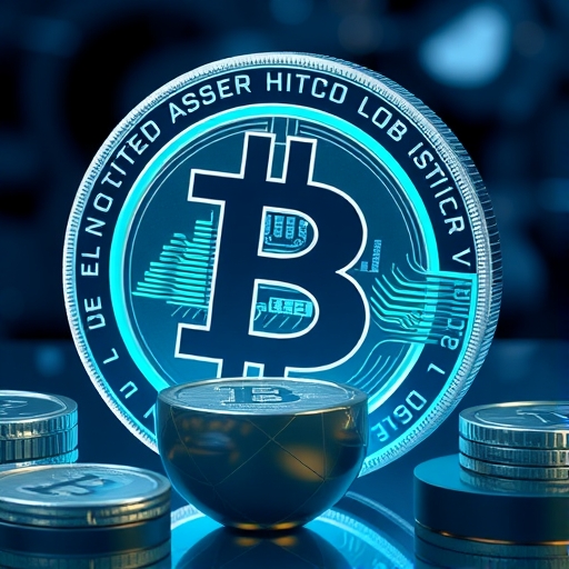 數位貨幣作為穩定資產的圖示