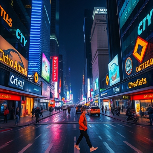 動態的加密貨幣市場場景