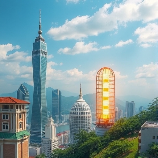 節能策略在台灣的應用示意圖