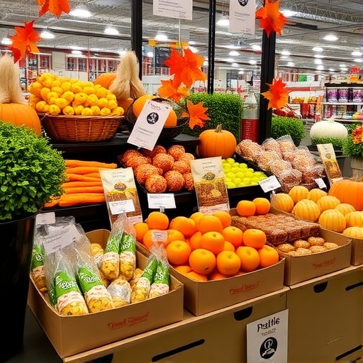 好市多的秋季美食展示