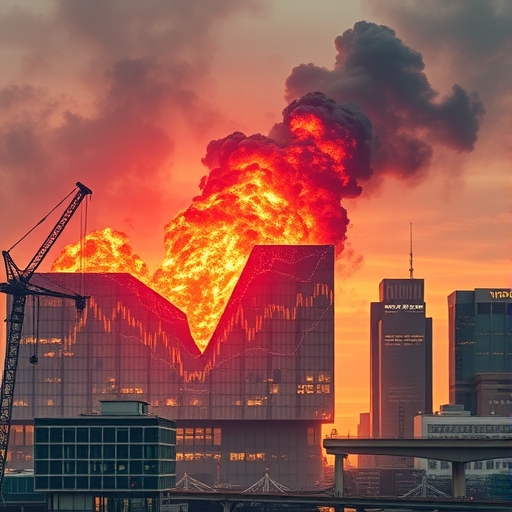 一位男子正在街頭交易股票