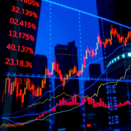 一位男子正在街頭交易股票