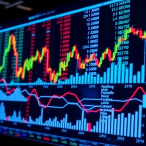 一位男子正在街頭交易股票