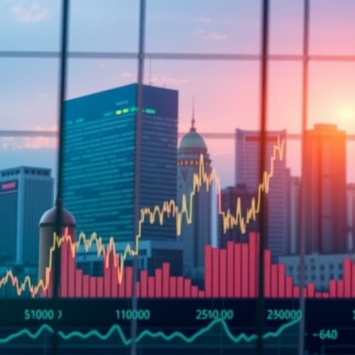 一位男子正在街頭交易股票