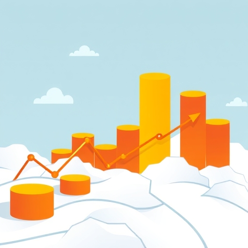 一位投資者在分析金融市場機會