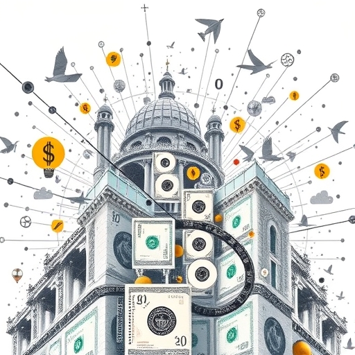 一位男子正在街頭交易股票