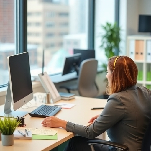 一位金融監理主管正在辦公室討論