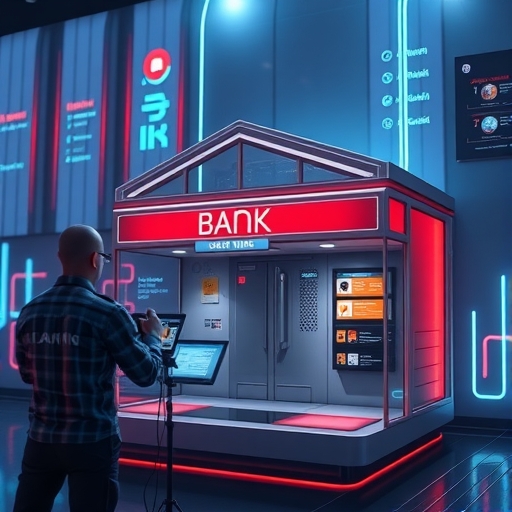 未來銀行科技的示意圖
