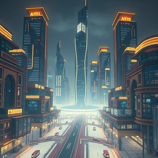 未來式金融城市的景觀