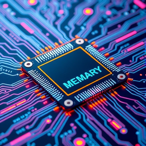 未來感十足的記憶體晶片設計