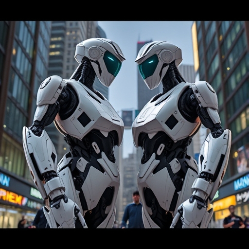 智慧城市中的機器人運作場景