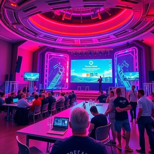 一群人正在參加未來科技會議的討論