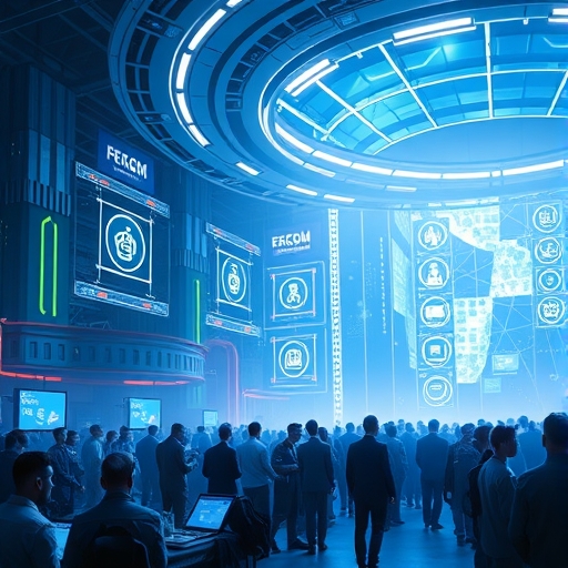 未來派科技大會場景