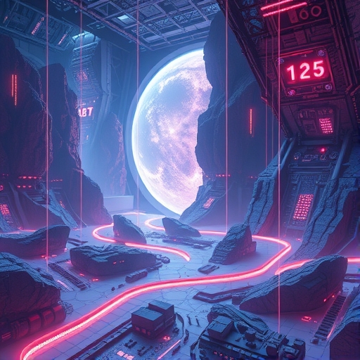 一個未來科技景觀