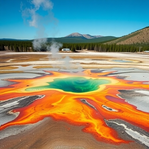 地熱能創新技術的示意圖