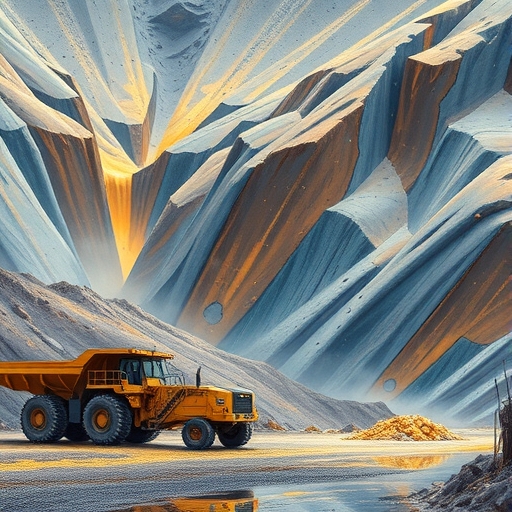 黃金採礦作業的機械設備