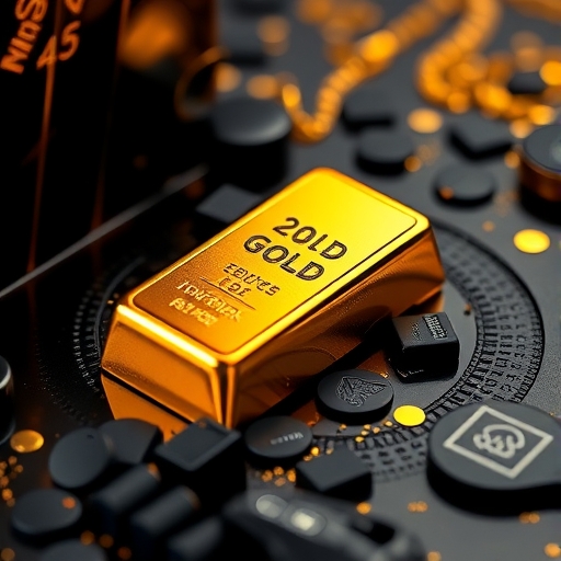 中央銀行官員檢視黃金儲備