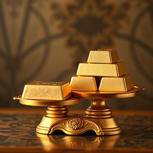 秤上的黃金條