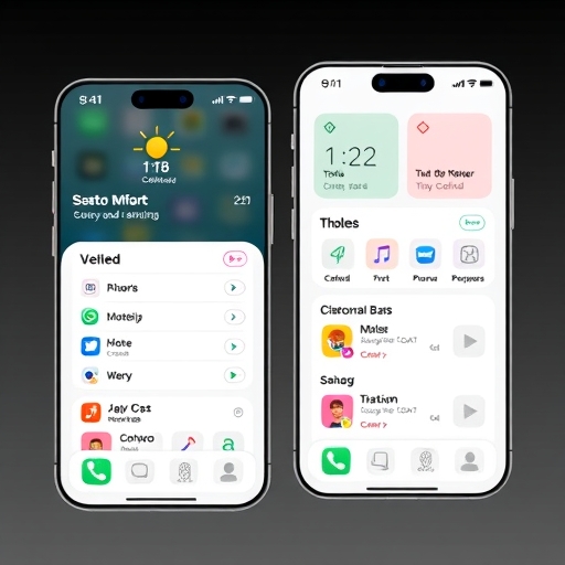 iOS 26 介面設計示意圖二