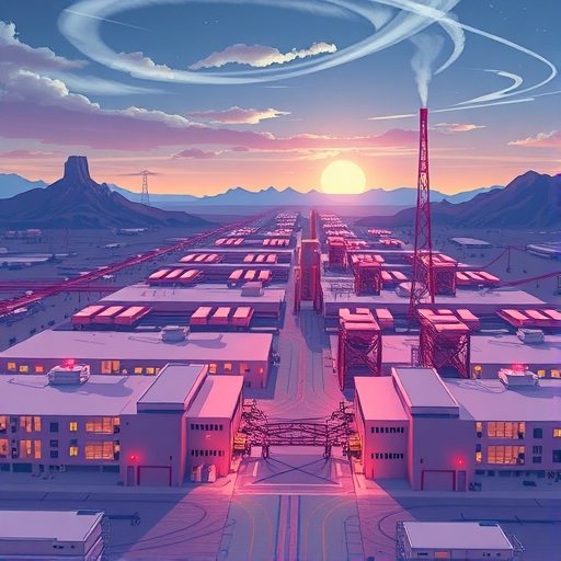 台積電在亞利桑那州的工廠示意圖