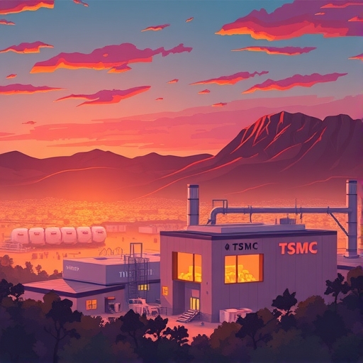 台積電亞利桑那州工廠的詳細示意圖